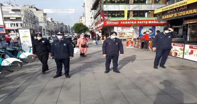 Zeytinburnu’nda korona virüs denetimi
