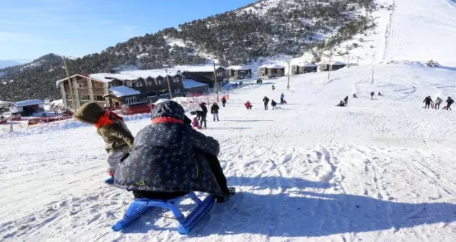 Zigana kayak merkezinde tatil bereketi
