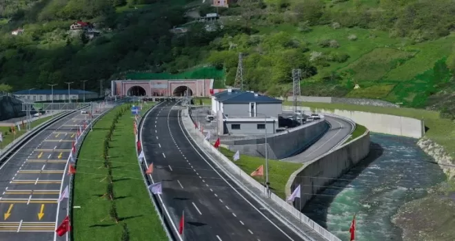 Zigana Tüneli seyahat süresi 20 dakika kısaldı