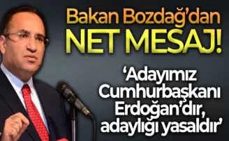 Erdoğan'ın adaylığı yasal mı? Adalet Bakanı Bozdağ Açıkladı! 
