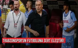 Trabzonspor’un futboluna sert eleştiri!