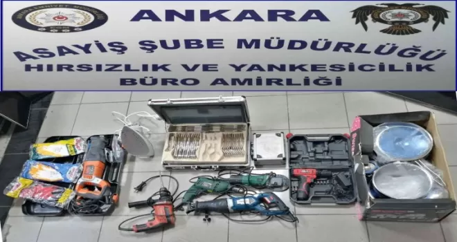 Ankara’da hırsızlık çetesine “Keklik” operasyonu
