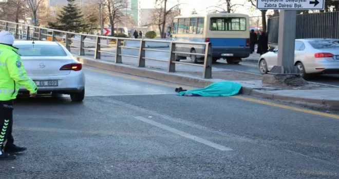 Başkent’te aracın çarptığı yaya hayatını kaybetti
