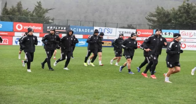 Beşiktaş, Gaziantep maçı hazırlıklarını sürdürdü
