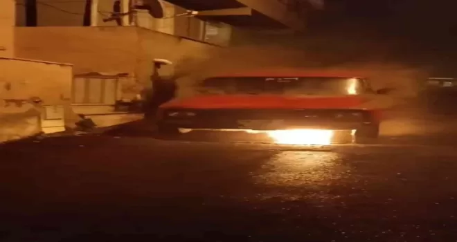 Sarıyer’de otomobilde yangın çıktı, mahalleli büyük panik yaşadı

