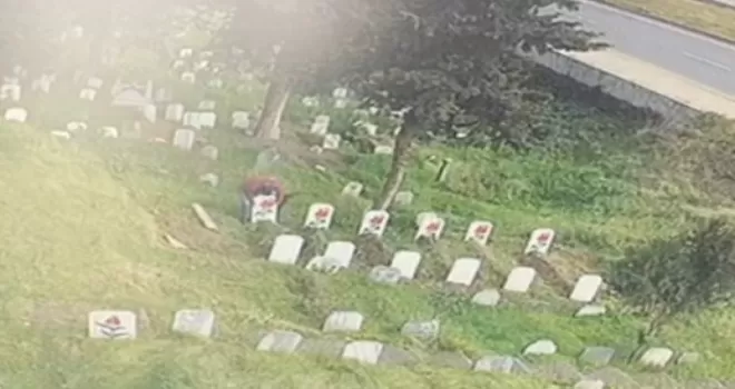 Trabzon’da mezar taşlarını çalan hırsız yakalandı
